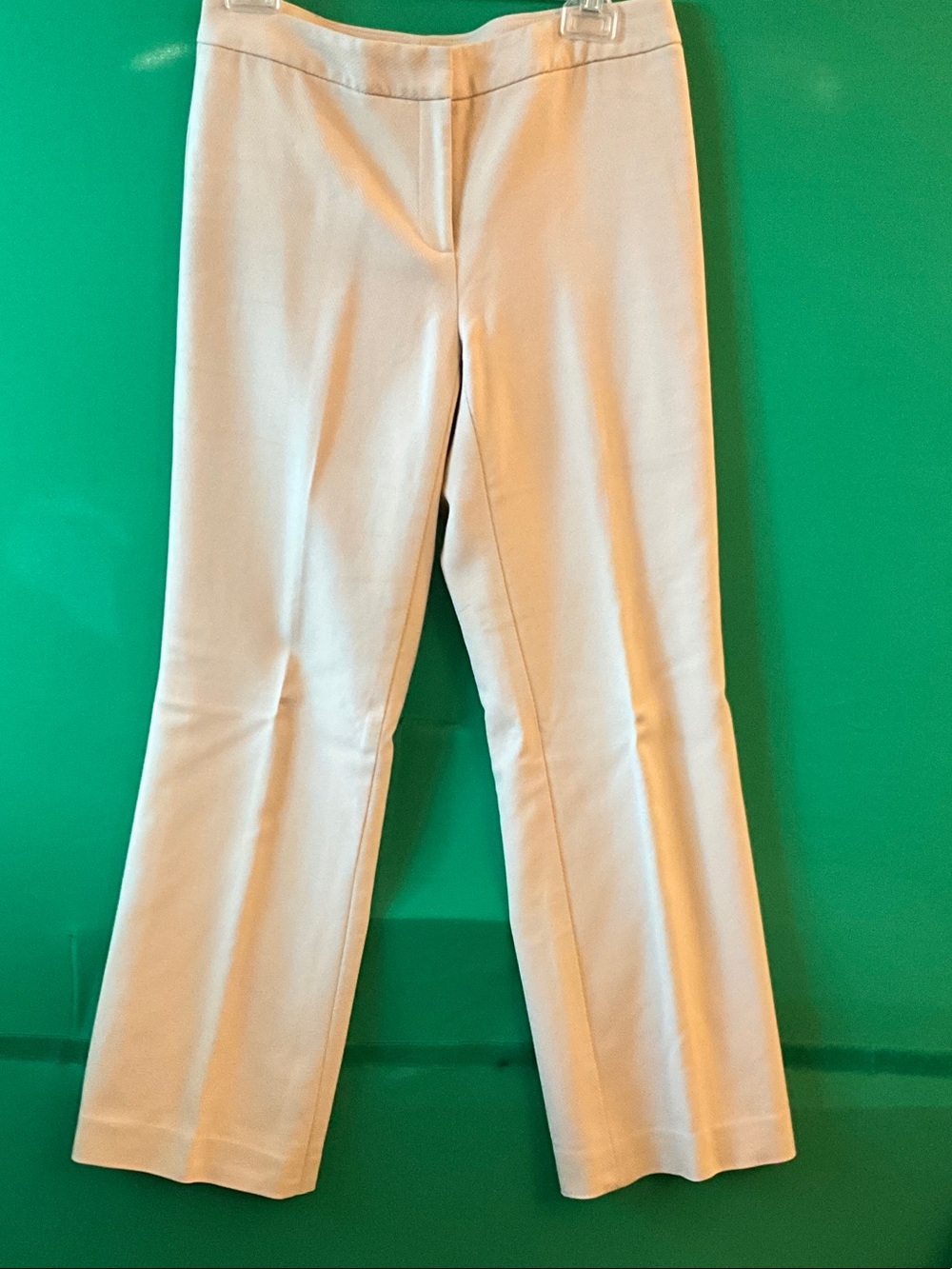 Ann Taylor Light Tan Boot-Cut Dress Pants